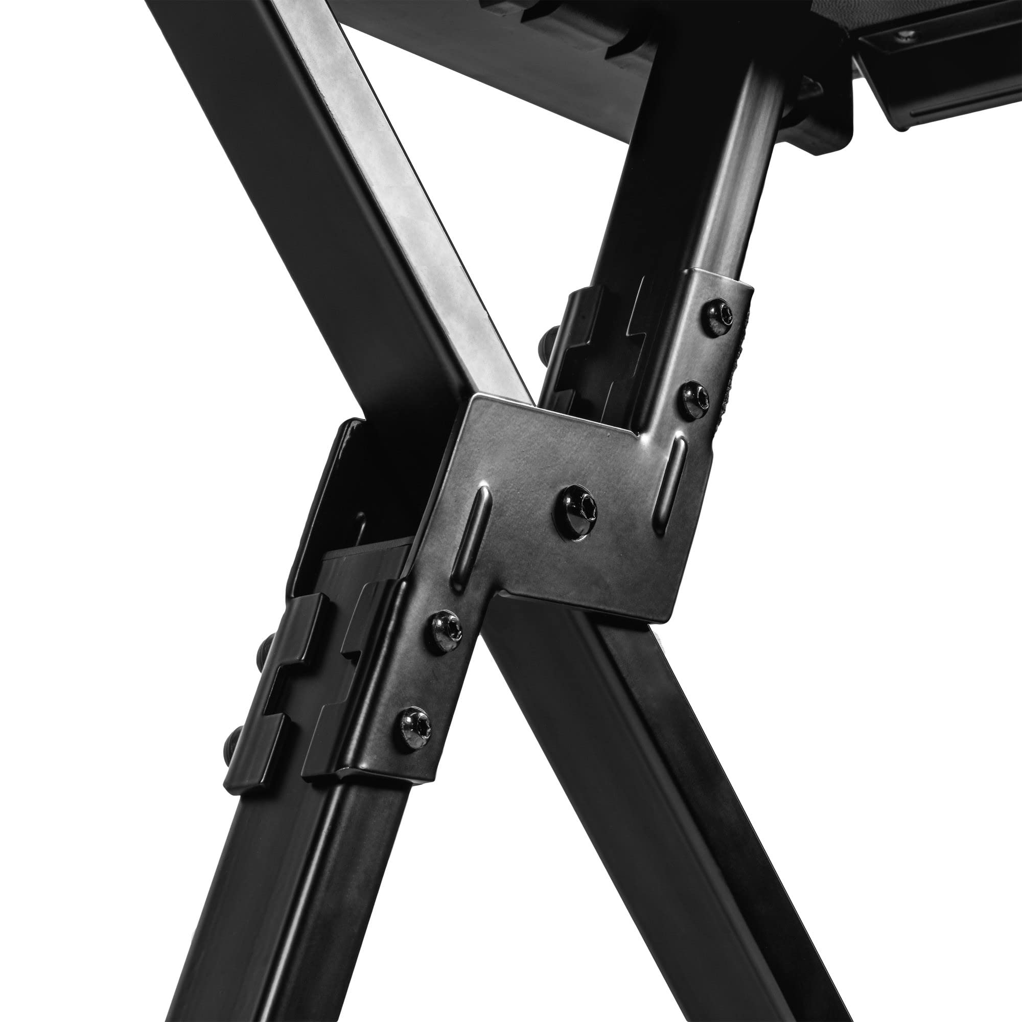 Gravity FK SEAT 1 - Klappbare Keyboardbank mit Höhenverstellung, Belastbarkeit bis 120 kg, schwarz