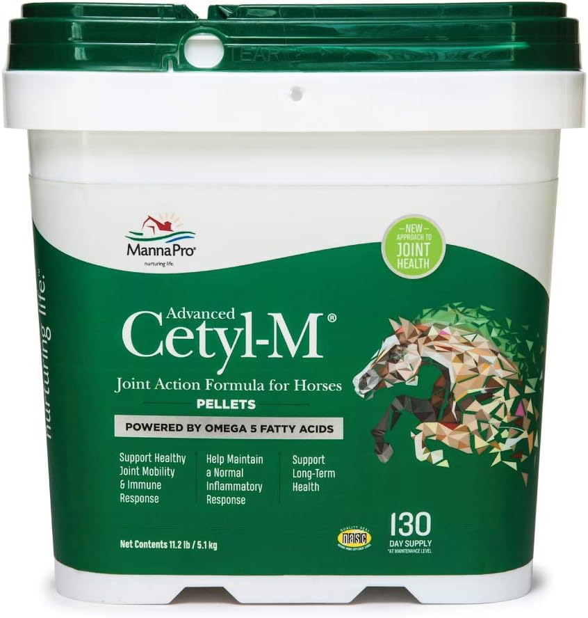 Cetyl-M Horse Joint Supplement with Omega-5, 11.2 lb | Omega-5 Fatty Acids, Supports Joint Mobility, Flexibility, Cartilage Health, Performance & Digestive Health