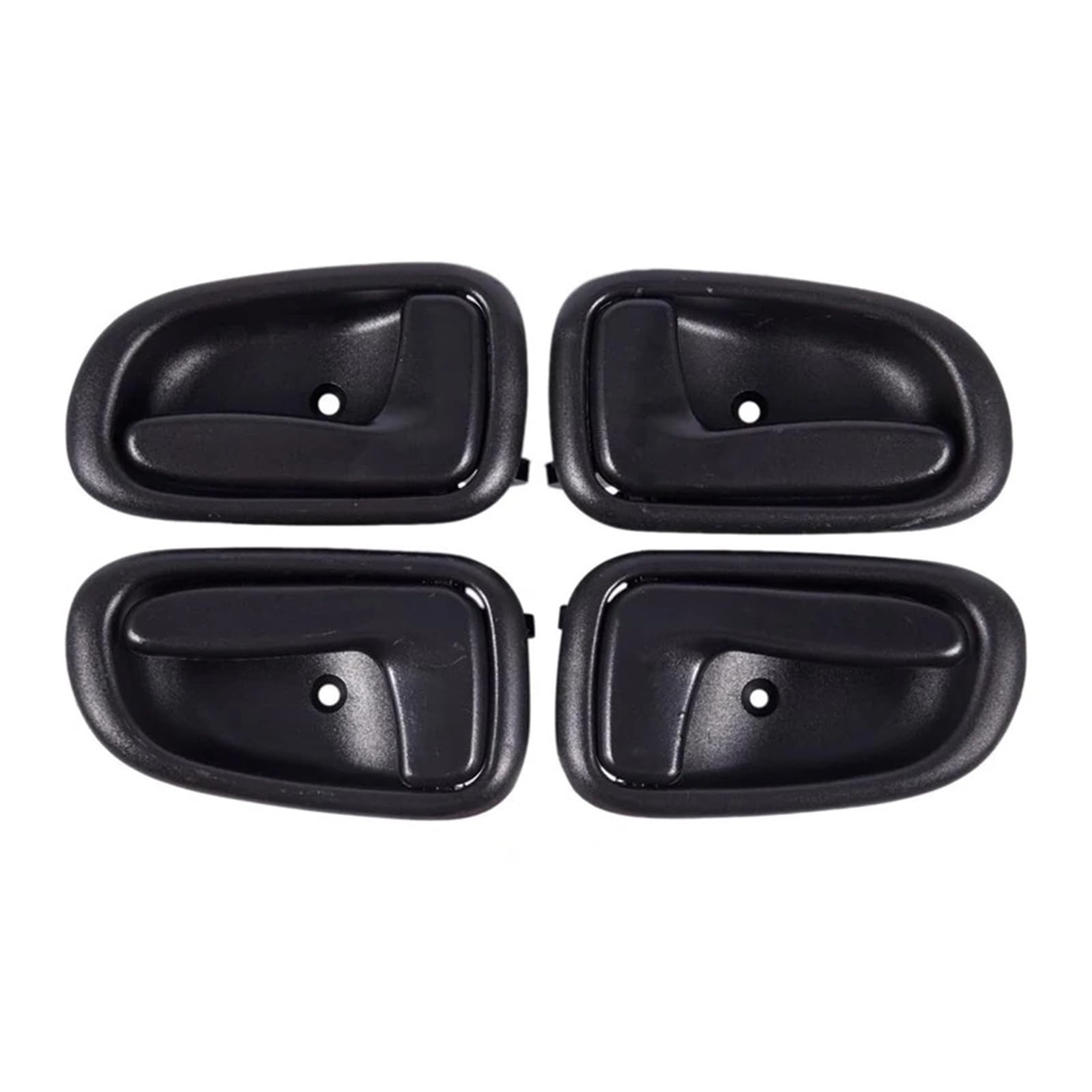 Hljnlvbn 4Pcs Door Handle For Toyota For Corolla 1992 1993 1994 1995 1996 1997 Black Car Left Right Interior Door Handle 69206-12120 69205-12120(4Pcs)