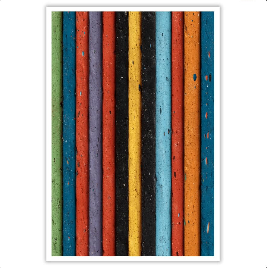 Lienzo de rayas verticales premium de 60x90cm para fotos cartel de diseño sofisticado