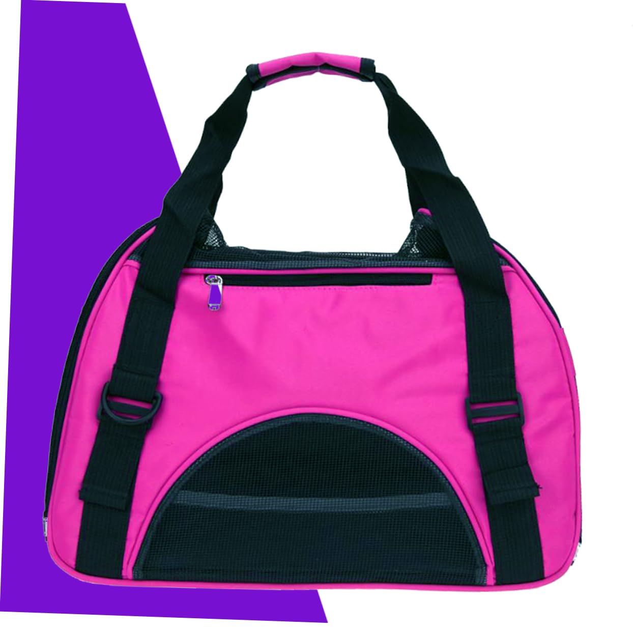 ibasenice Pet Carrier Bag Soft Sided Mesh Travel Handbag for Dogs Cats S Green Durable Ventilated Design with Safety Zippers for and Camping