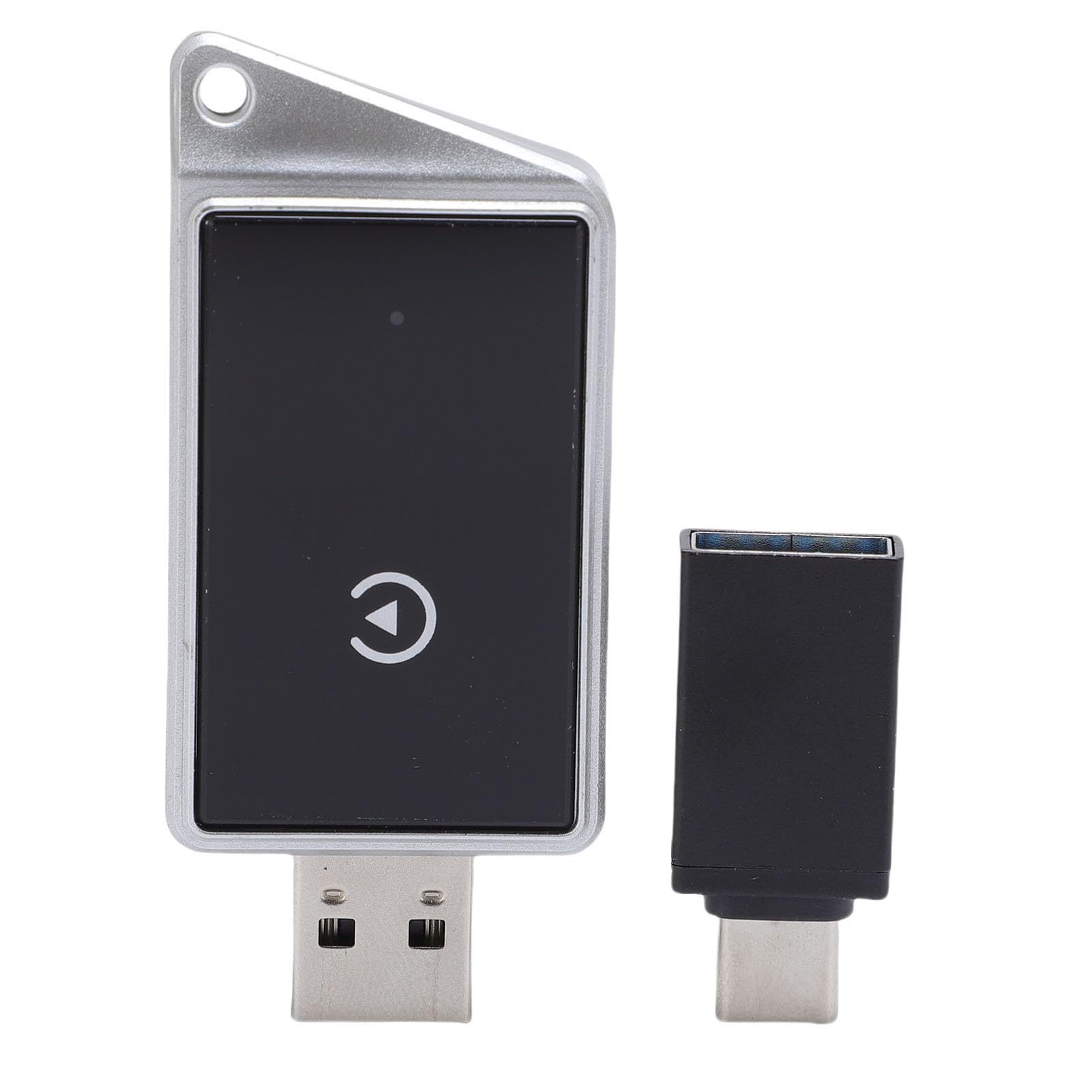 Adattatore Wireless Aggiornato, Converte l'Adattatore Car Play Cablato in Wireless, Plug and Play con Doppia Connessione WIFI e Bluetooth