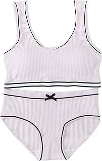 Ropa interior para niños Crop Top Sujetador Niñas Sin Costuras Deportes Sujetador Entrenamiento Blanco Adolescente Sujetador Camisola Estilo Ligero Sin Costuras Niños Top Crema