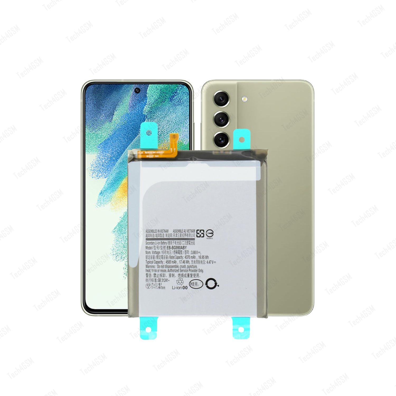 Original BATARY EB-BG990ABY Compatible with SAMSNG GLAXY S21 FE 5G SM-G990B - 4500MAH - 1 Year Warranty-image-26