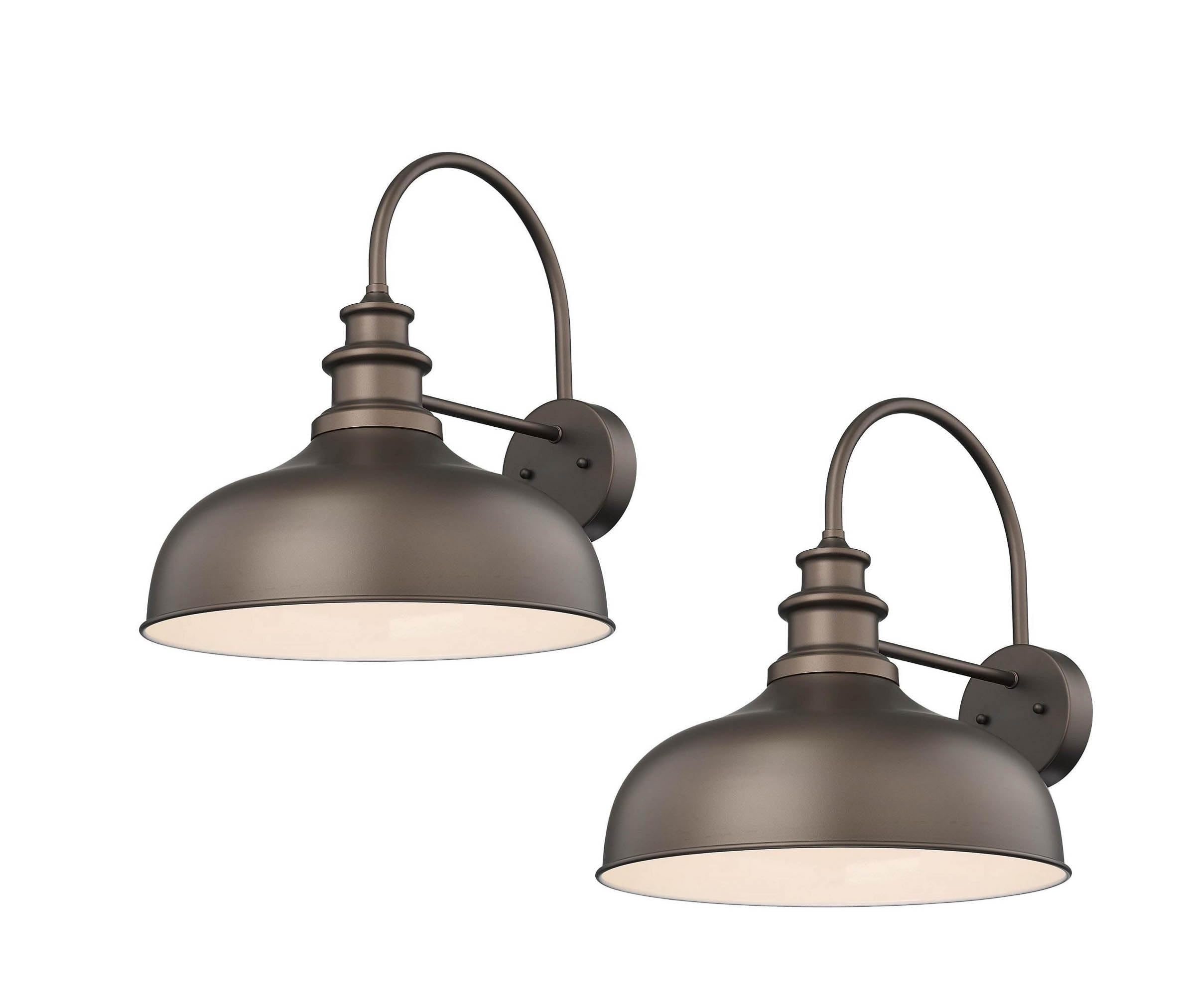 Bestshared Farmhouse Outdoor Barn Light, E26 Socket Outdoor Wall Lights, Weather Resistant Industrial Exterior Lighting Fixture, Vintage Outdoor