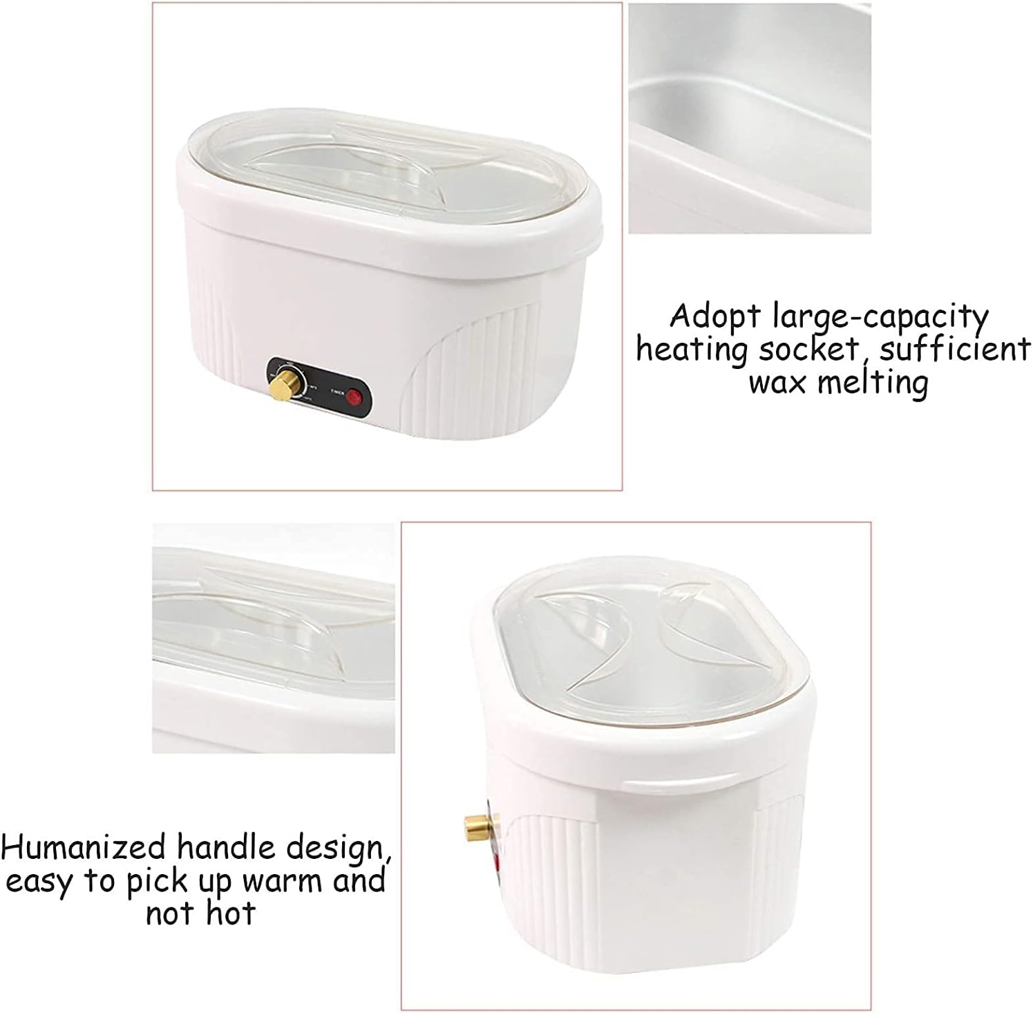 Waxing kit Waxing Kit Made of Plastic Intelligent Constant Temperature Protection Wax Melting Machine Large-Capacity Design for Beauty Hair Removal Ect