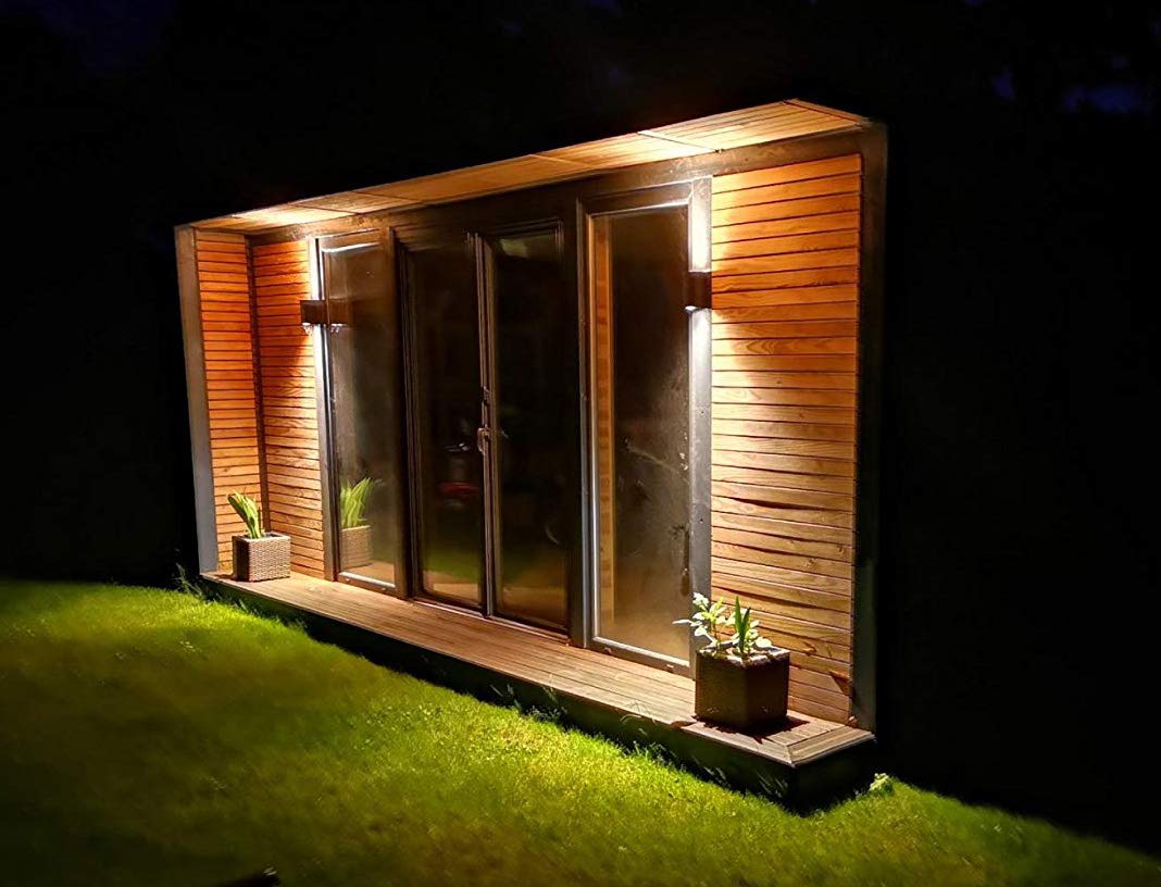 Buy LASIDE Outdoor Wall Lights, Anthracite Grey GU10 Up Down Outside