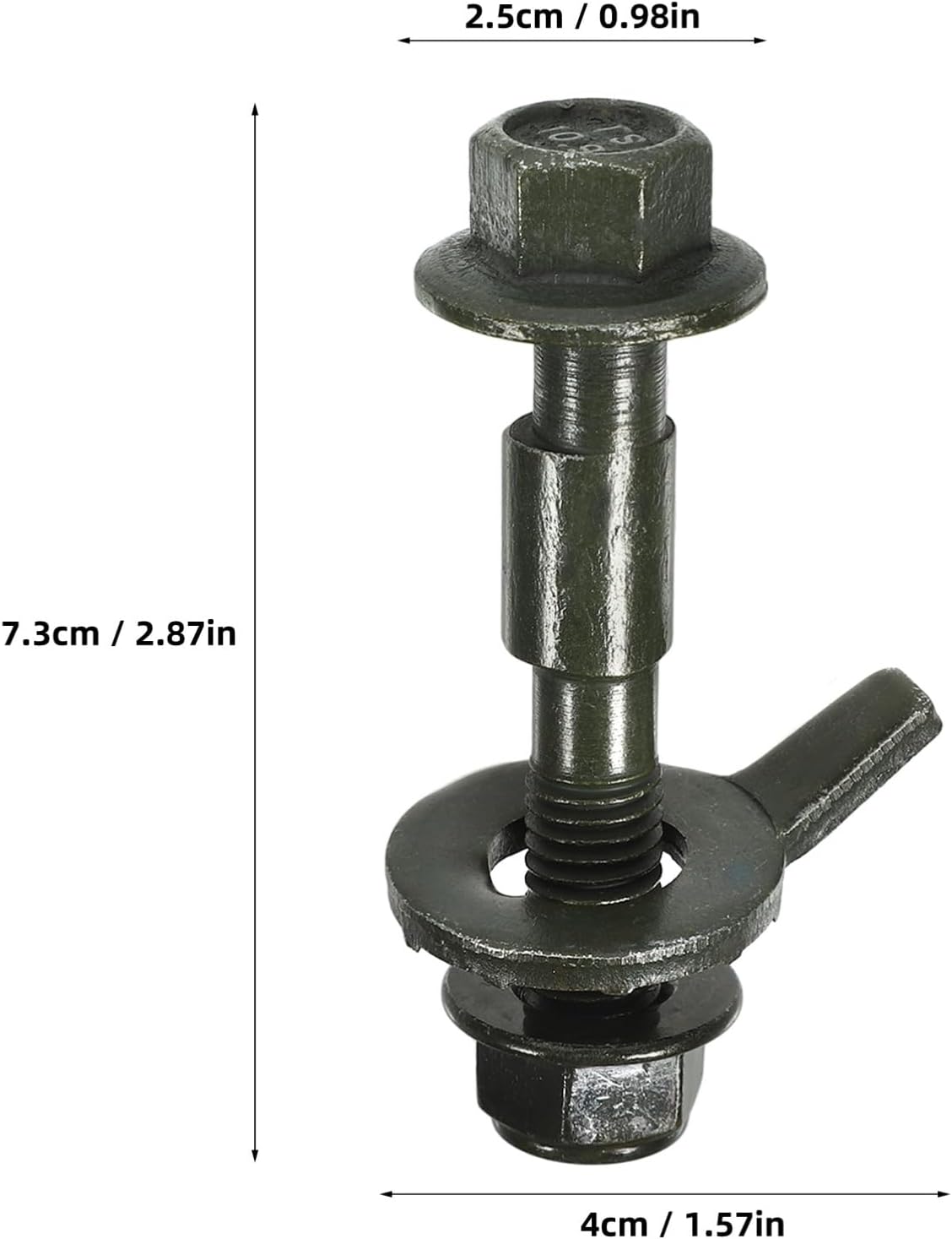Vehicle Wheel Alignment Cam Bolt Kit 12mm Diameter Camber Correction Kit 4 Pieces