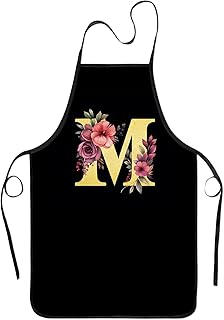 Monogrammed Aprons - A-Z Initial, Letter Aprons for Cooking and Baking