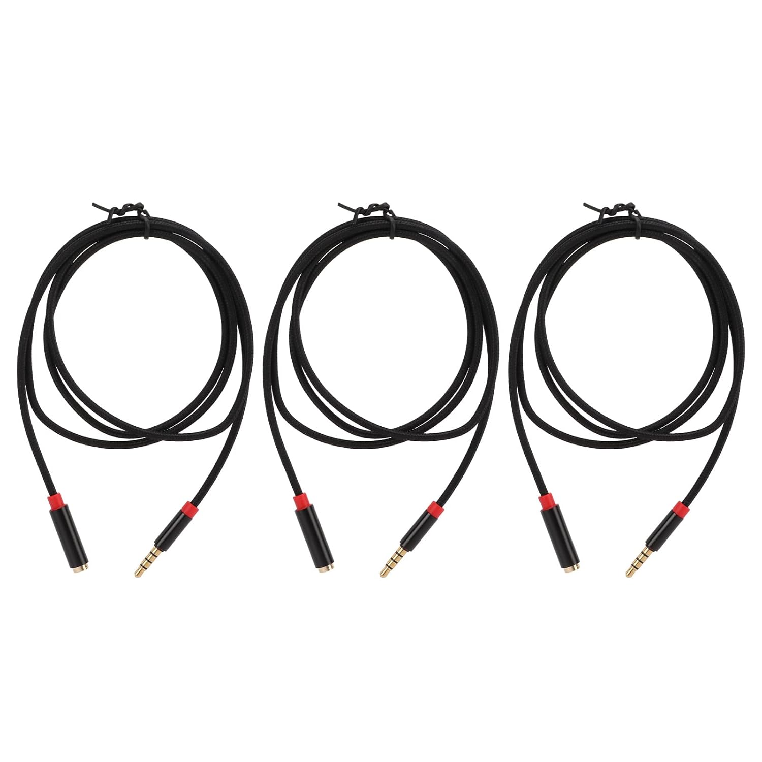 Headphone Cable, Durable Materials 4 Pole 3.5mm Cable 4