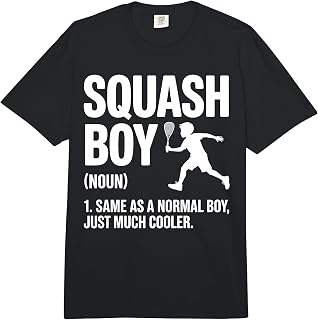 Cool Squash Art for Boys Racket Sports Lover Squash Player Comfort Colors Adult Heavyweight T-Shirt