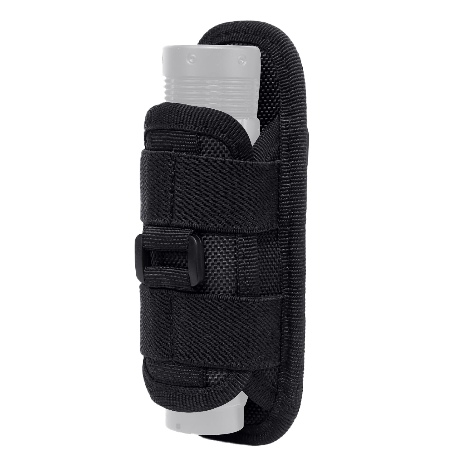 YAPJEB Tactical Flashlight Pouch Torch Holster LED Flashlight Holder Multi-Function Portable Pouch for Mag, Mini Scissor, Outdoor Hunting Lighting