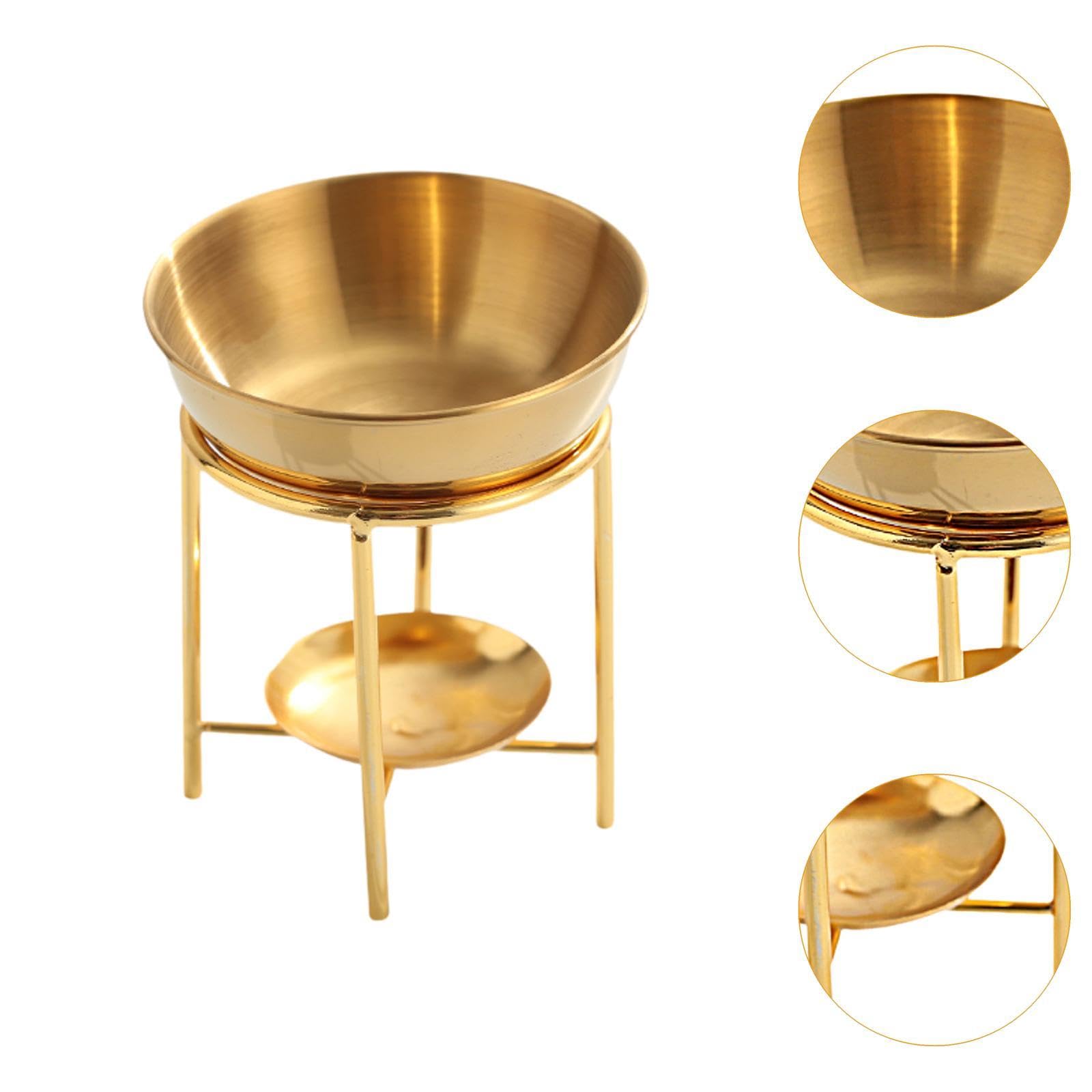 Qianly Essential Oil Burner Tealight Candle Holder Essential Oil Warmer Waxes Melt Burner for Home