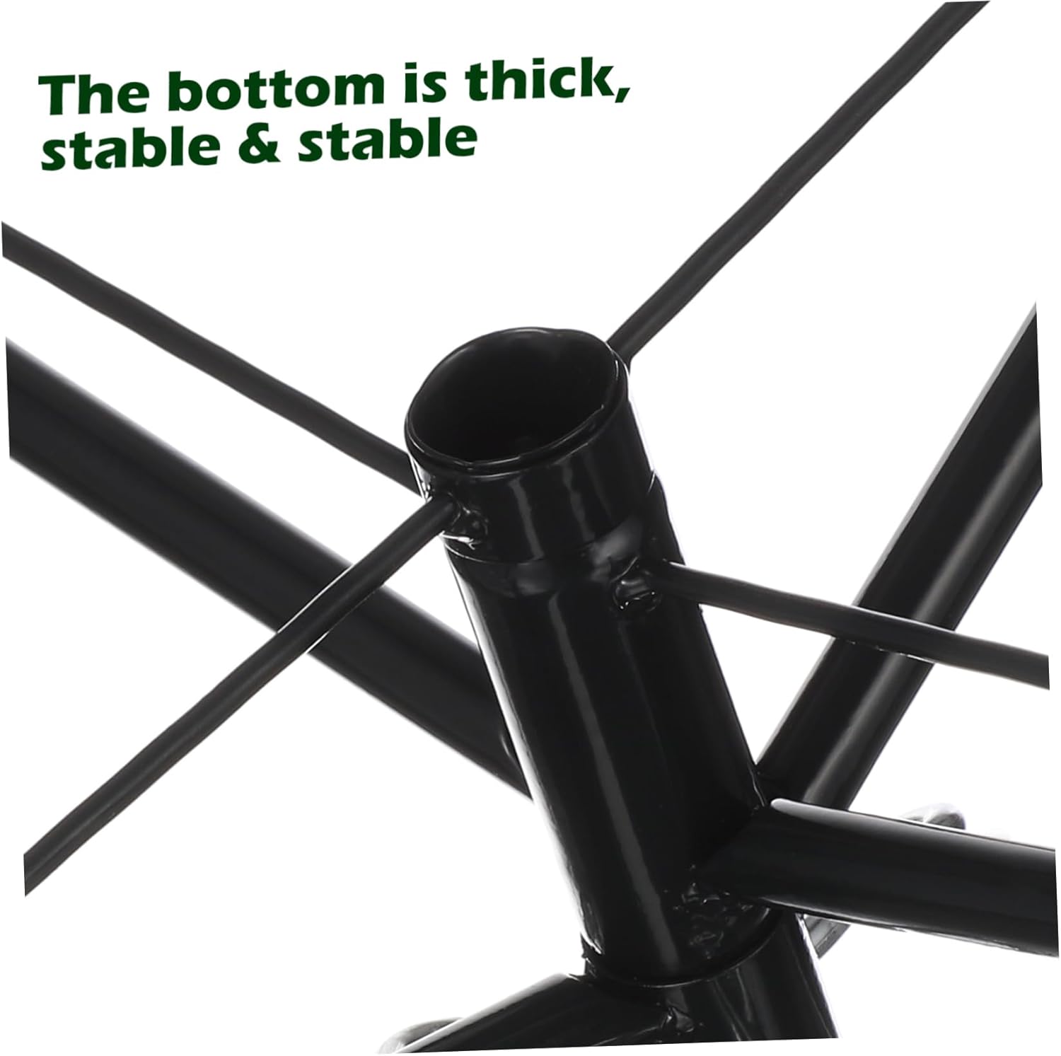 Christmas Tree Stand Base Holder for Xmas Trees Pipe Easy Installation Stable Tripod Design for Decor