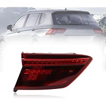 LED Tail Light for Volkswagen VW Tiguan 2017 2018 2019 2020 2021 5NN945095A 5NN945096A Left Inside