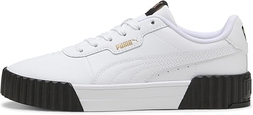 Puma - Carina 3.0, Zapatillas Femenino, Puma White-Puma Gold-Puma Black,