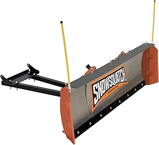 SNOWSQUATCH Deluxe Aluminum ATV Snow Plow System 48-60 Inch Adjustable Blade Universal Mount Kit