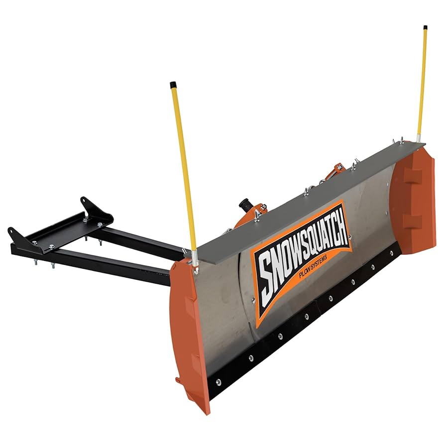 Amazon.com: SNOWSQUATCH Deluxe Aluminum ATV Snow Plow System