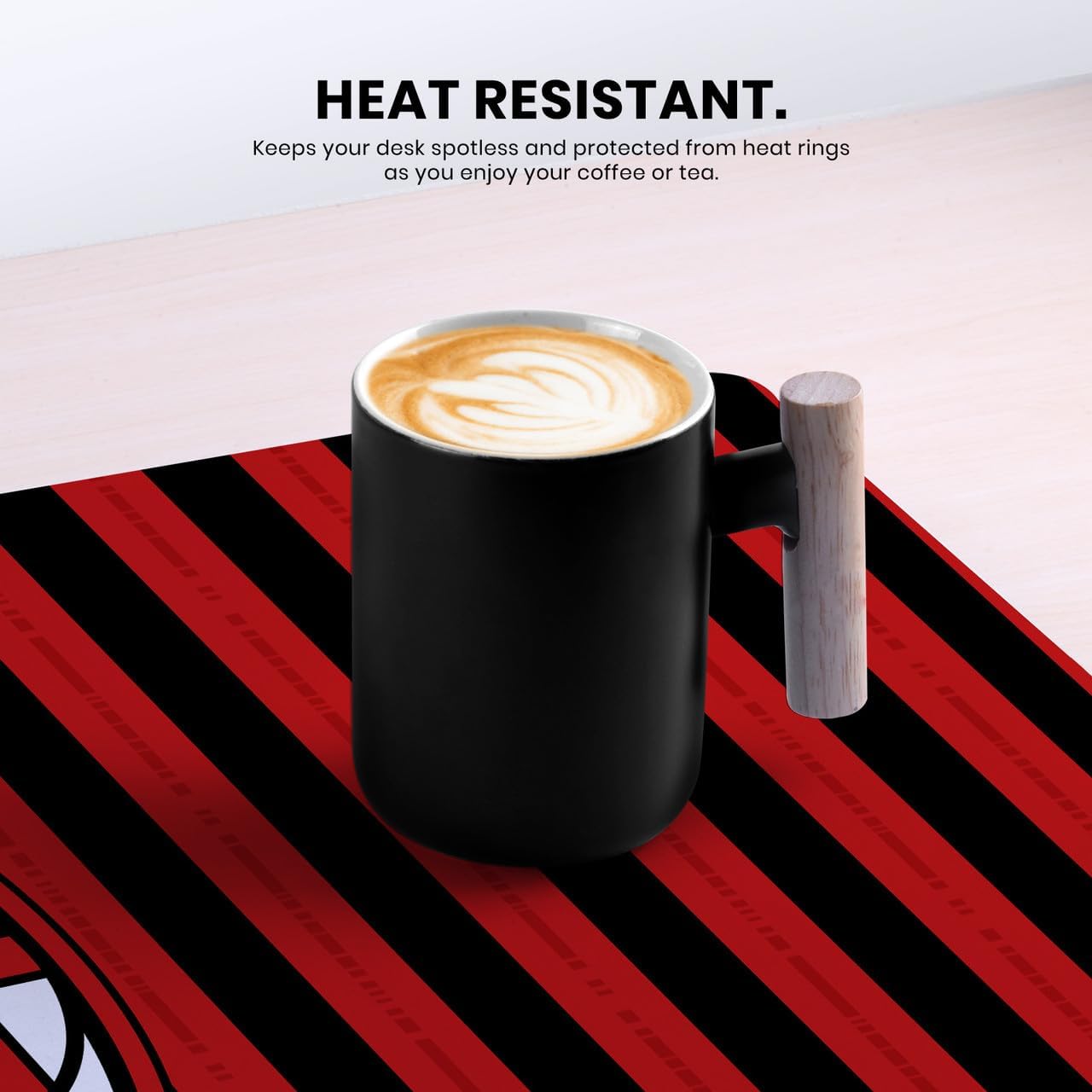 Head Case Designs Officially Licensed AC Milan Home 2024/25 Crest Kit 37.4 x 15.75 x 0.16 inches (900 x 400 mm) - XL Gaming Office Desk PC Keyboard Mouse Mat Pad