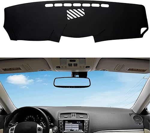 Miniatura 9 de Funda de cuero para salpicadero, protección solar, antivértigo, compatible con Honda Civic 2016-2021