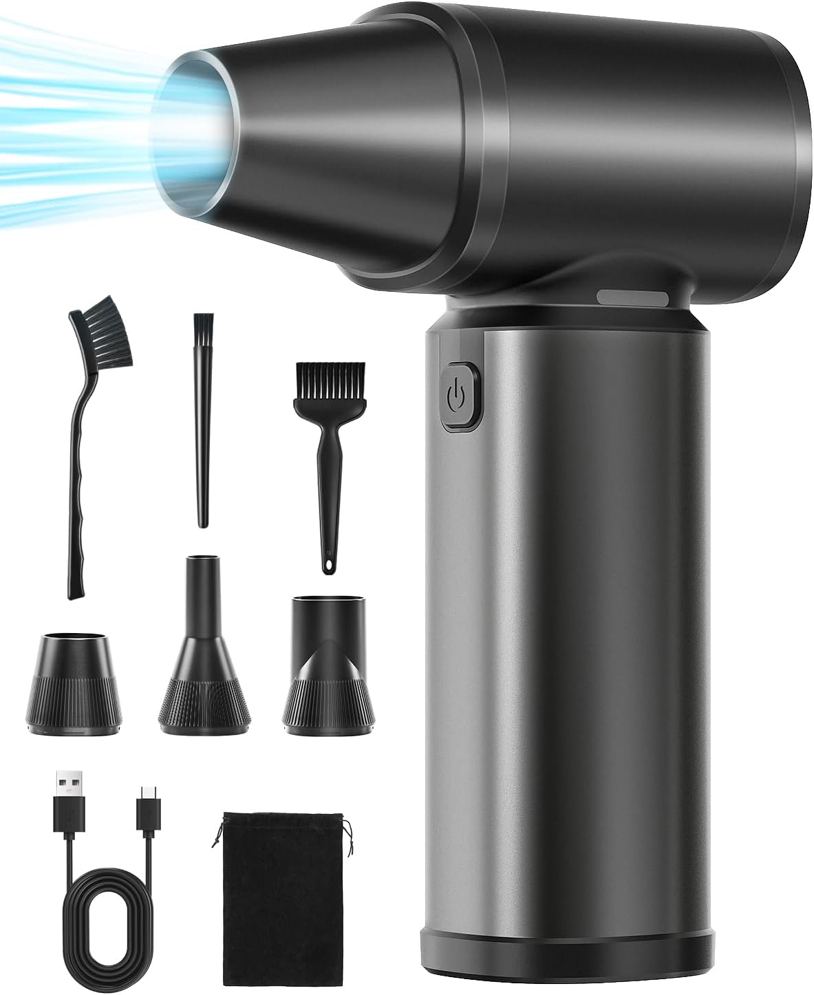 Compressed Air Duster-180000RPM Electric Air Duster...