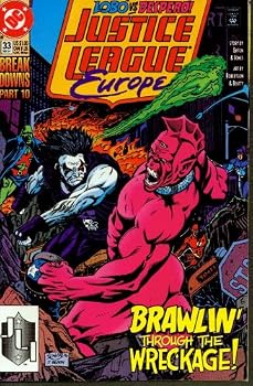 Unknown Binding Justice League Europe #33 Mere Anarchy Book