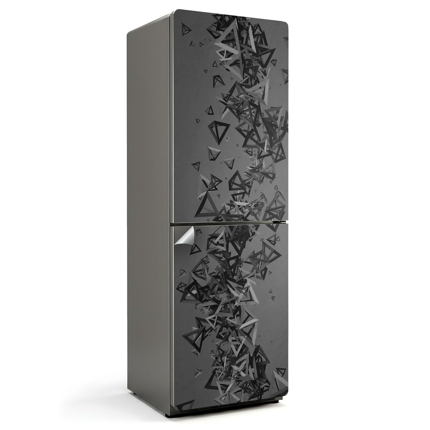 Sticker porte réfrigérateur anti-rayures lavable pour relooking cuisine