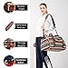 Kinmac Sports Gym Duffel Bag Travel Totes Shoulder Bag Weekender Overnight Bag with Shoes Compartment and Wet Compartment (Bohemian)