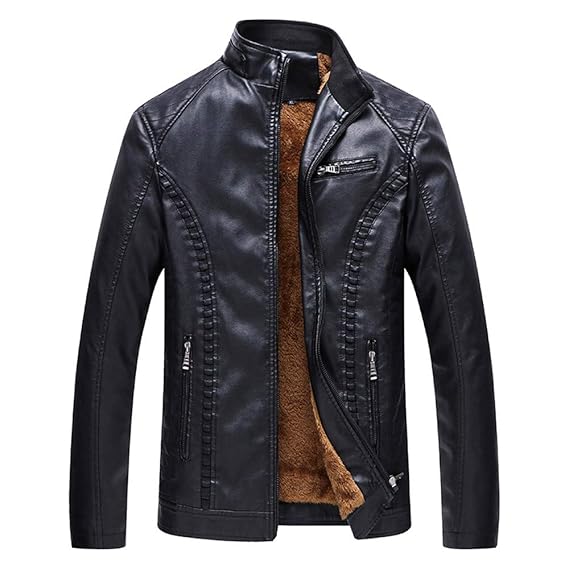 leather jacket warm enough for winter