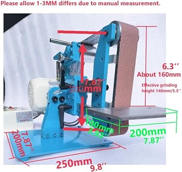 1100W Grinder Grinding Polishing Machine Knife Sharpener Polisher Belt Sander