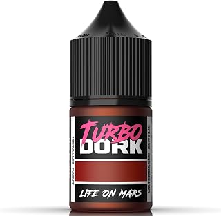 Turbo Dork Life On Mars Metallic Acrylic Paint 22ml Bottle - Water-based Non-Toxic Metallic Finish Paint