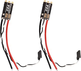 RC Drone ESC, Integrated RGB LED Light Brushless ESC Digital Throttle 2Pcs 35A for 4 Axies Drone