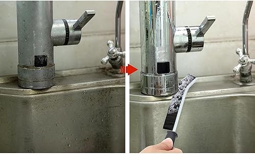 Miniatura 3 de 5 cepillos de limpieza de hendiduras, herramienta multifuncional de limpieza de huecos para limpieza de espacios pequeños, cepillo de limpieza fino