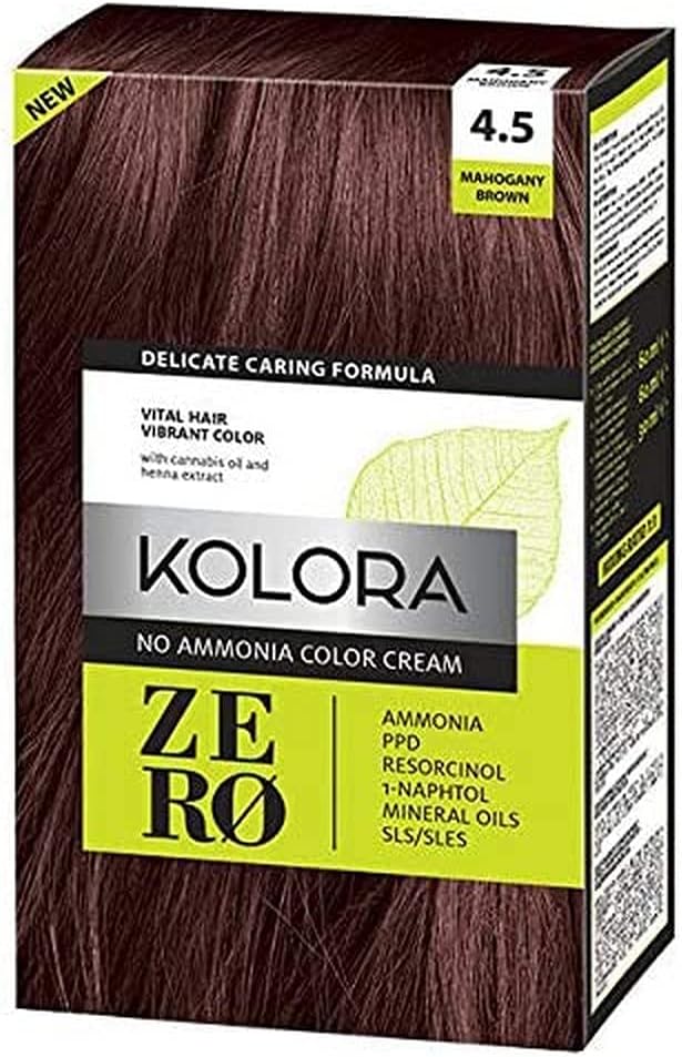 ZERO 4.5 MAHOGANY BROWN AMMONIA HAIR DYE