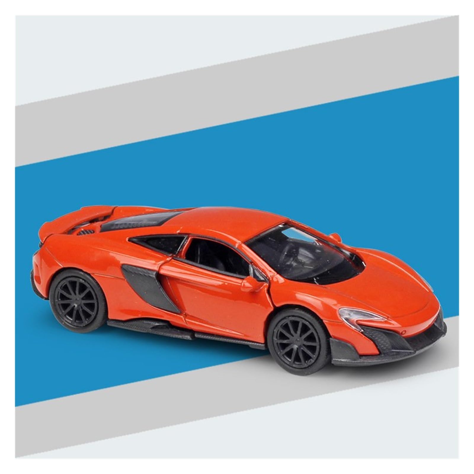 UIFCOG Die Cast Collectible Car Model 1:36 For 675LT Car Alloy Die-casting Model Vehicles(Orange)