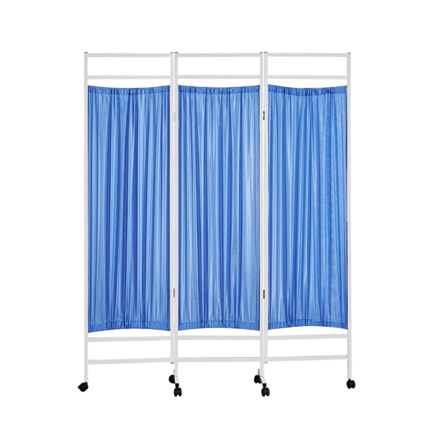 Paravent médical de confidentialité pliable à 3 panneaux avec roulettes