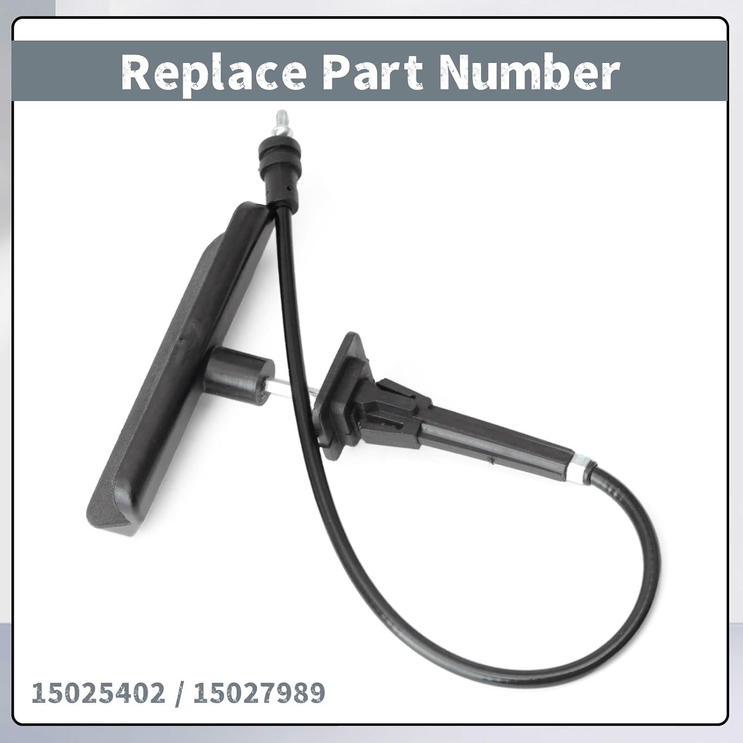 15025402 Parking Brake Release Handle Replacement for Chevrolet S10 95-04 for Blazer 95-05 for GMC Sonoma 95-04 for Jimmy 95-05 for Oldsmobile Bravada 1996-1997, Replace 15027989
