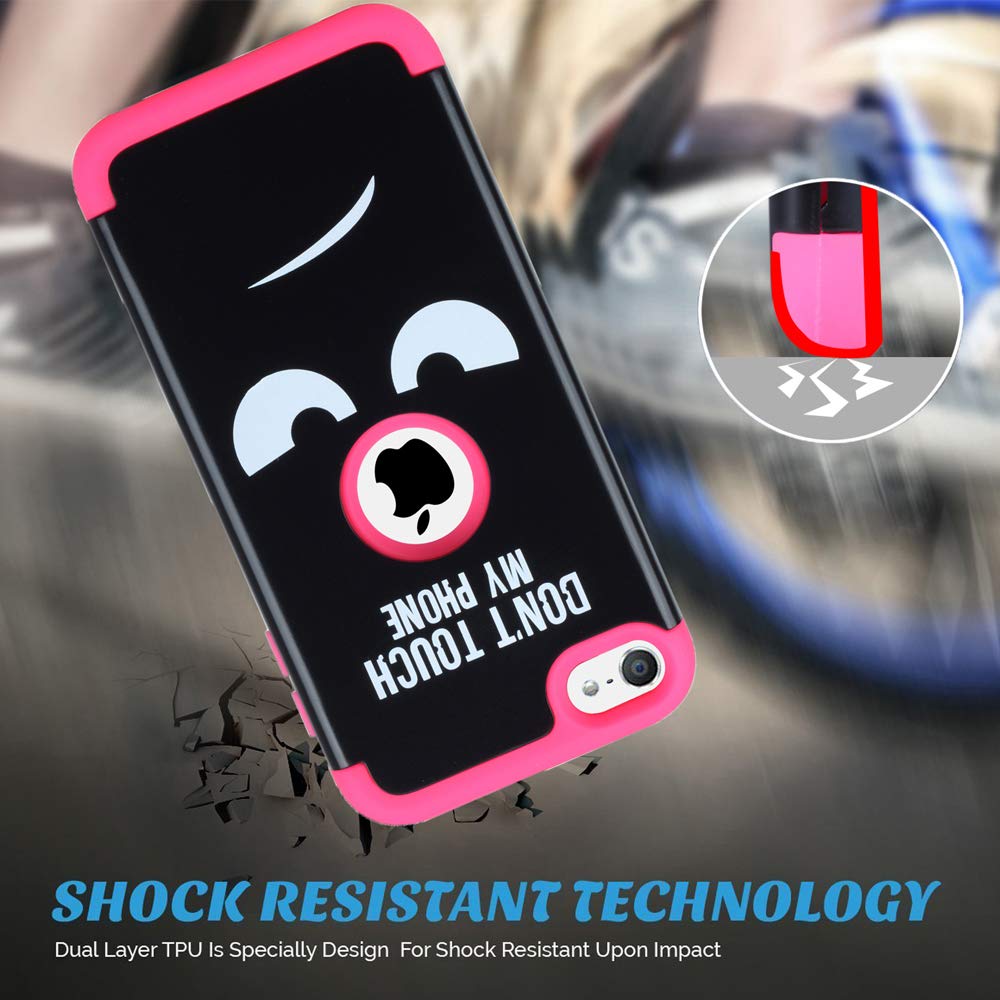 iPod Touch 6 Case,iPod Touch 5 Case, Rosepark [Don't Touch My