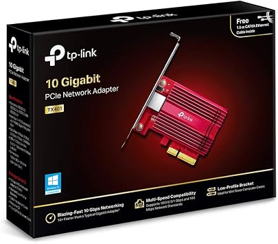 TP-Link TX401, 10 Gigabit PCI Express Network Adapter