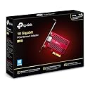 TP-Link TX401 10 Gbps Wireless Gigabit PCI Express Network Adapter | PCIe 3.0 Slot Wi-Fi Card | CAT6A Ethernet Cable | compatible with Windows 10/8.1/8/7, Servers 2019/2016/2012 R2, and Linux | Gaming gallery image