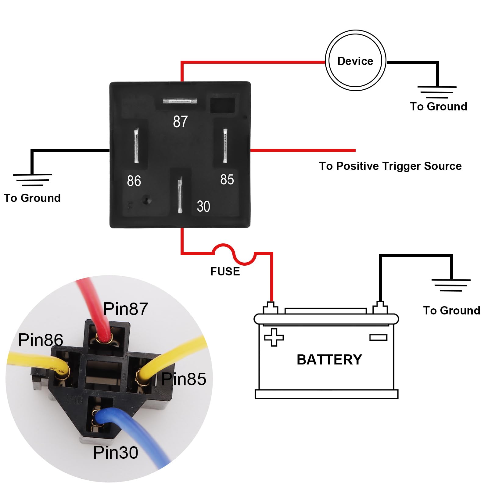 専用　四点セット Amazon | FULARR Seliwirkt 5個 4極リレー、JD1912 カーリレー