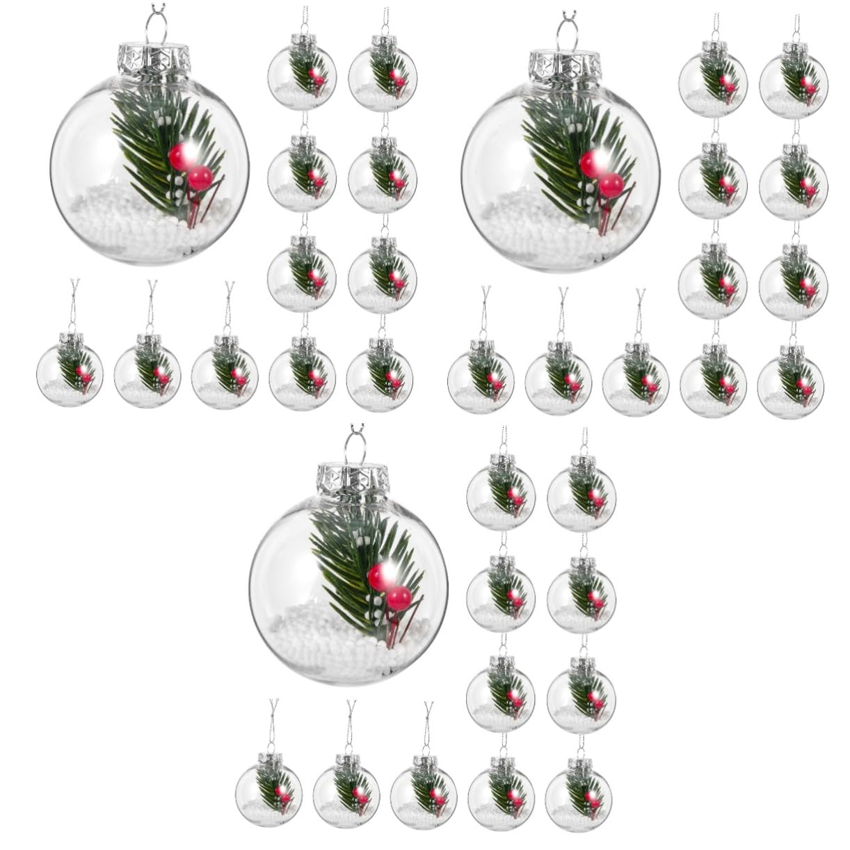 Décorations disco pour sapin de Noël incassables et personnalisables