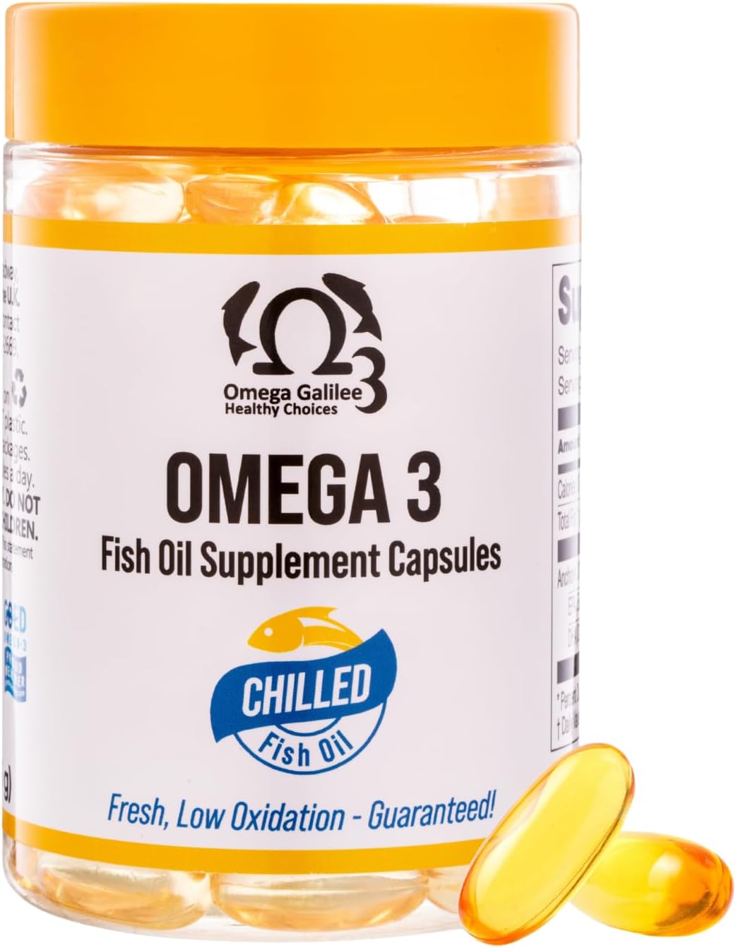 No more Omega 3 fish oil Oxidation Problem, We solved it with Cold-Packed for Freshness & Potency. Triple Strength, Chilled, Heavy Metal Free Omega 3 Supplement for Heart & Brain Support, 100 Softgels