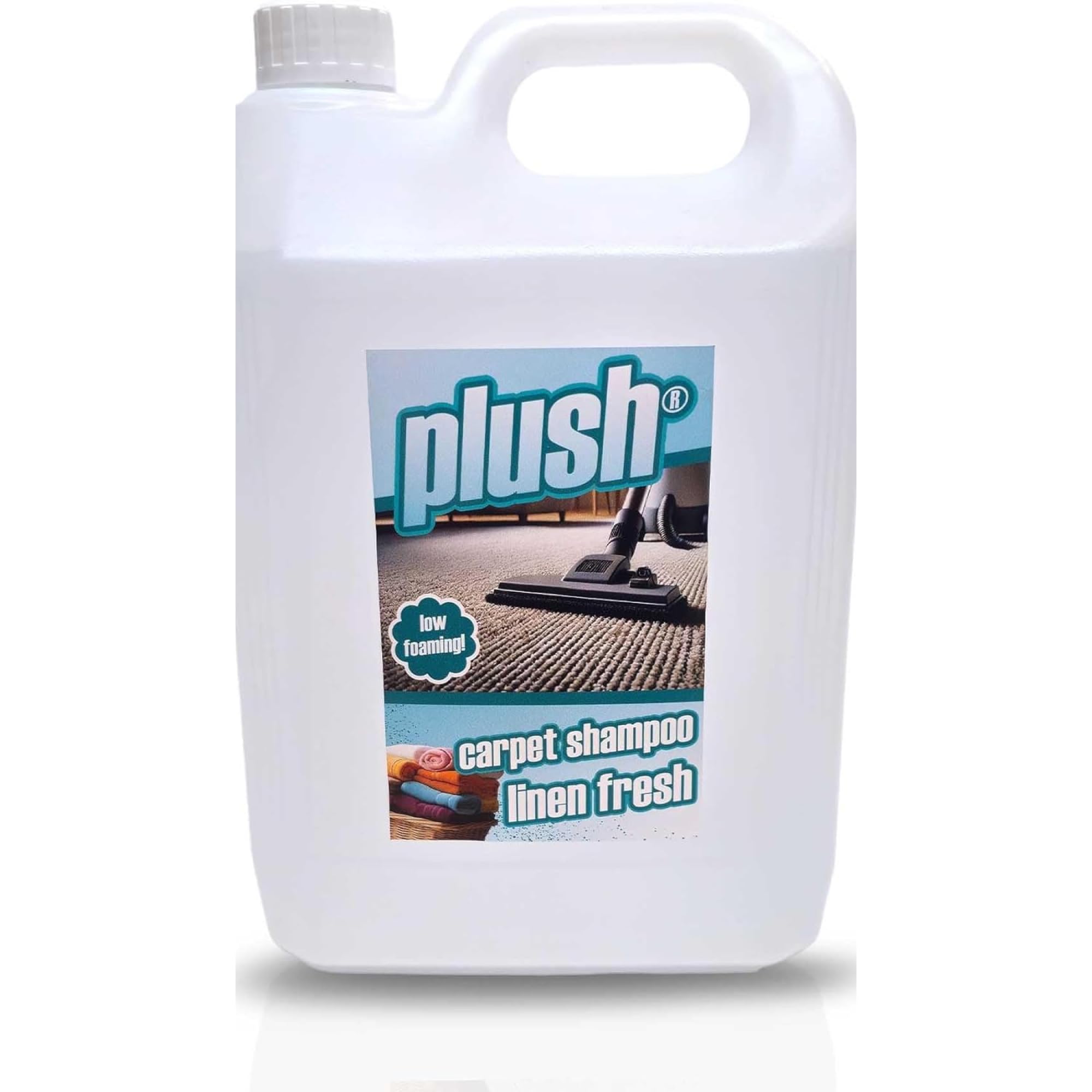 Carpet Shampoo Cleaner & Odour Deodoriser 5L Plush (Linen Fresh)