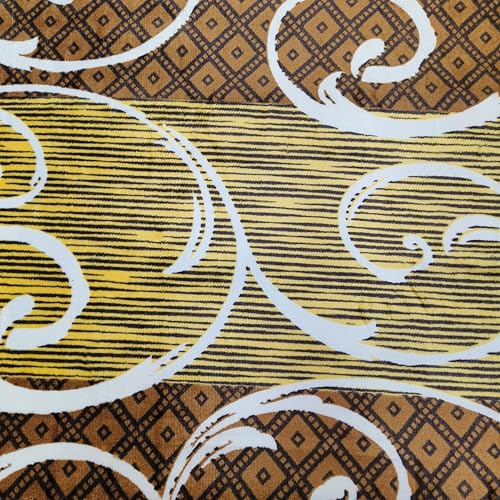 Image of Winter Woolen Premium Flannel Velvet Warm Duvet Cover Quilt Cover Rajai Cover Blanket Cover | Comforter Cover Single Size 60x100 inches Woollen (Yellow Rust Design, Single Bed)