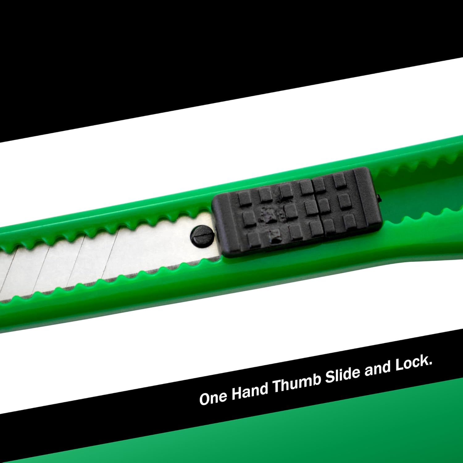 100x Bulk Small Green Utility Knife Box Cutter Snap Off Blade 9MM Blade