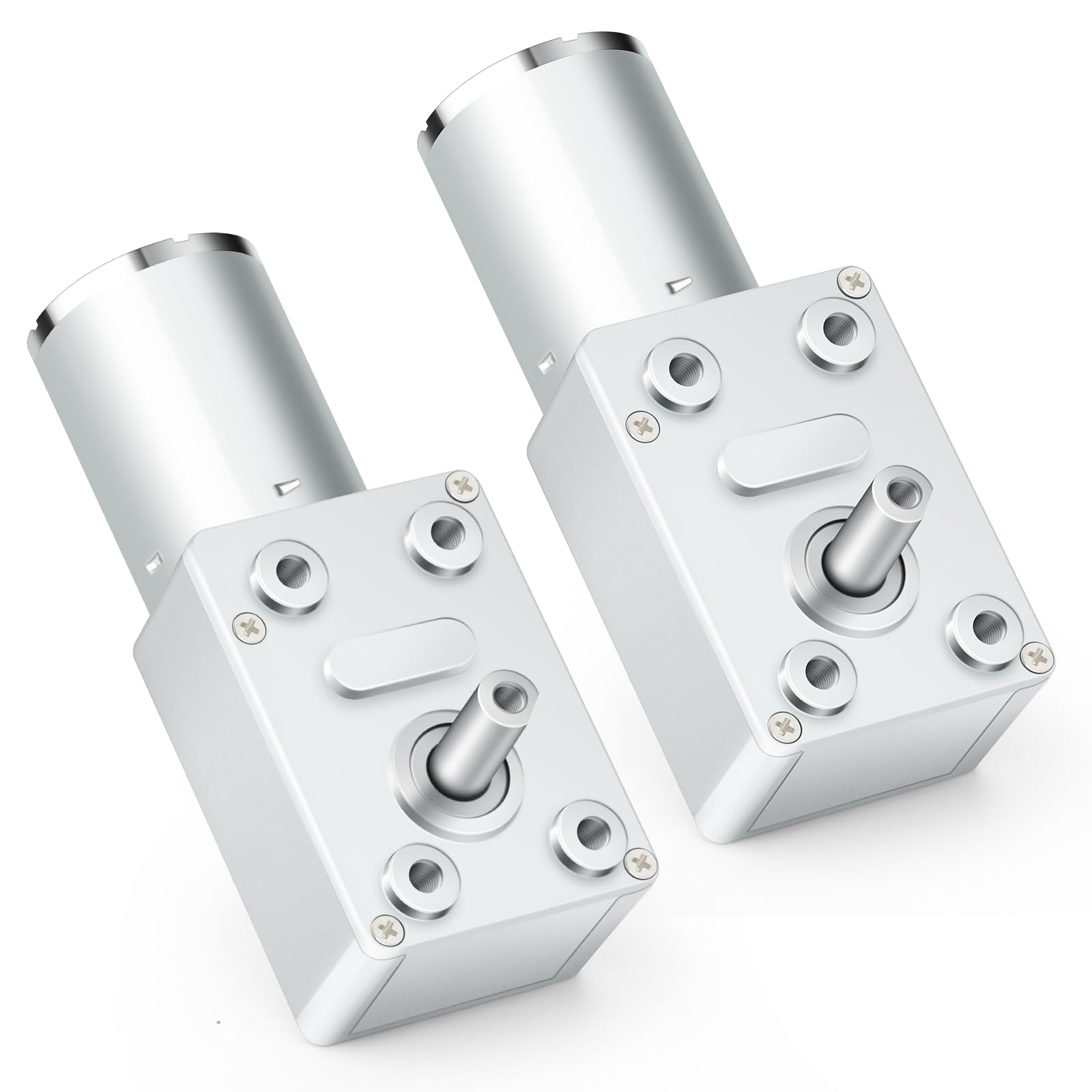 DC 12V 120RPM High Torque Turbo Worm Geared Motor, Electric Motor High Torque Rotation Motor, Small Electric Motor Low RPM