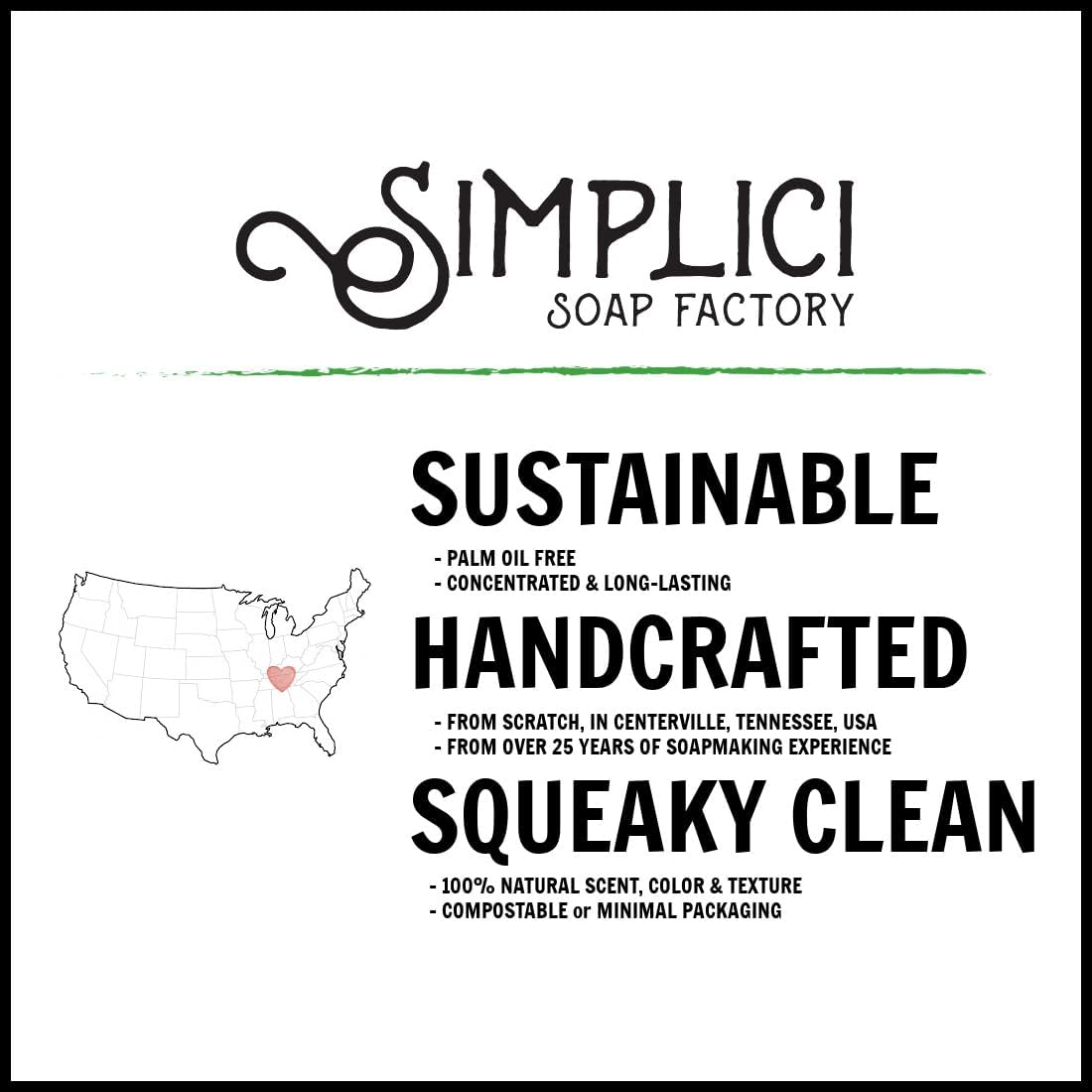 Simplici Oatmeal & Honey Natural Soap (exfoliating + for sensitive skin) 6 Bar Value Bag. Palm Free.