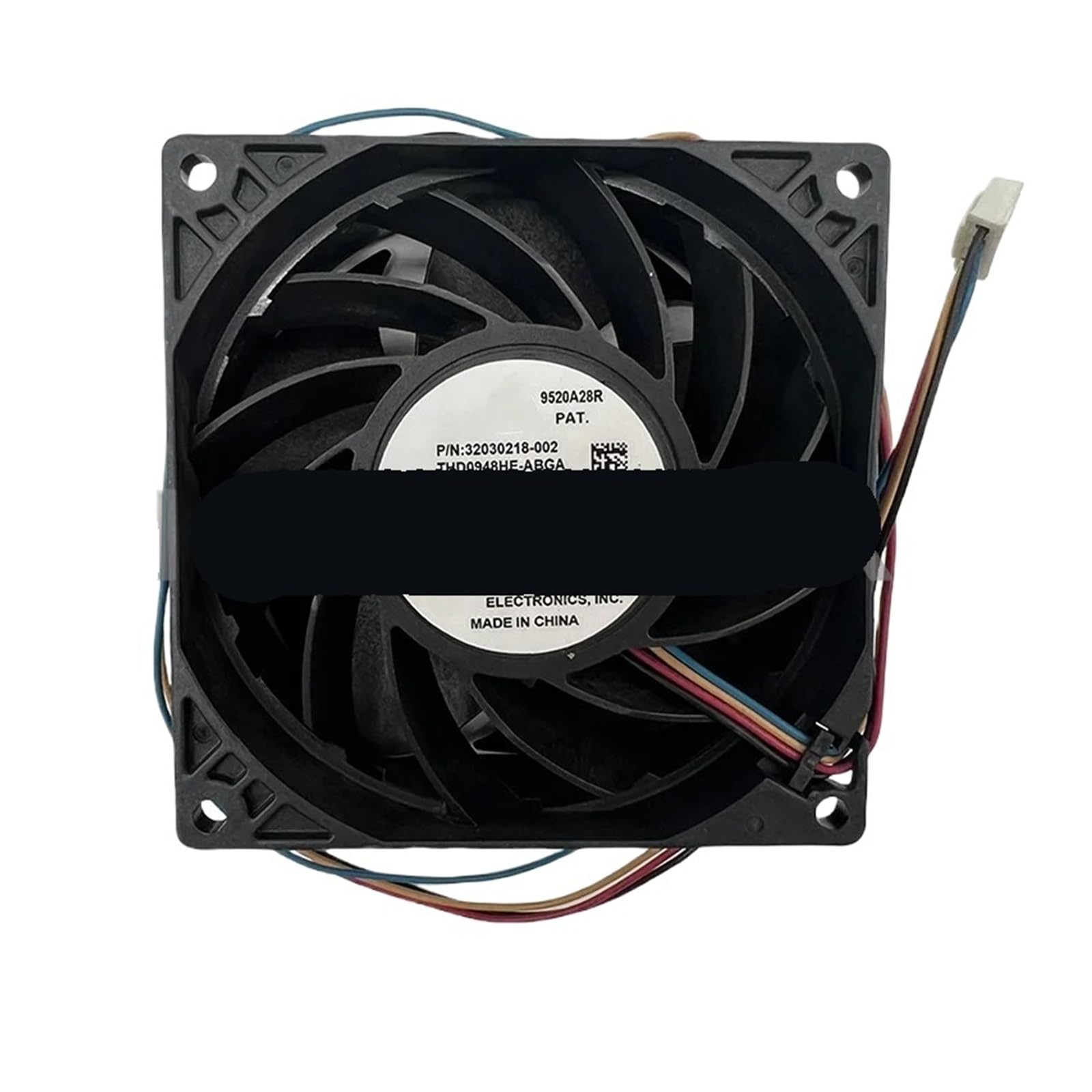 JJKKOZVQF THD0948HE-A 48V 1.50A 92x92x38mm 4-Wire Server Cooling Fan