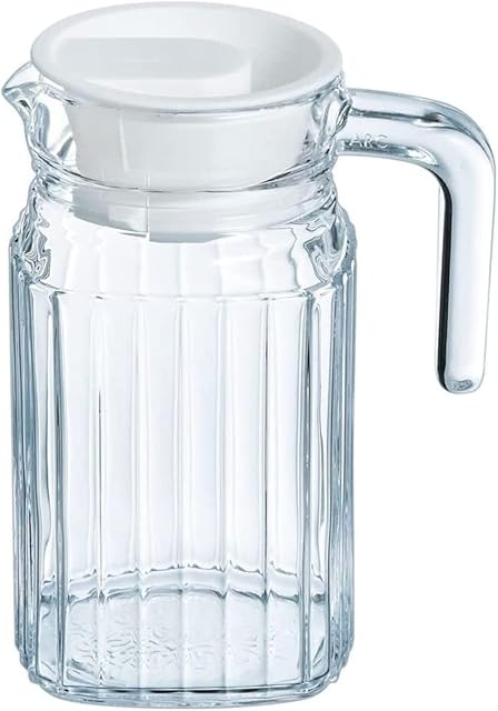 Juice Bottle Acrylic Material Transparent Striped Water Bottle Elegant Reusable Plastic Jugs for Juice Smoothies Tea Milk Kombucha Homemade Beverages